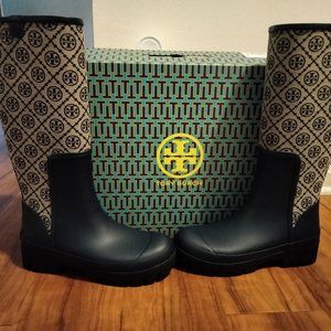 Tory Burch T Monogram Rain Boot